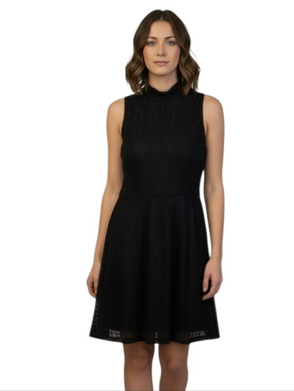 XXI Forever 21 Black lace mini dress. Size Small